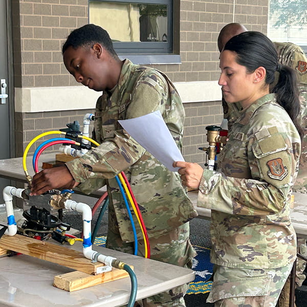Students earning NJDEP-approved backflow certification during a hands-on backflow certification course in New Jersey