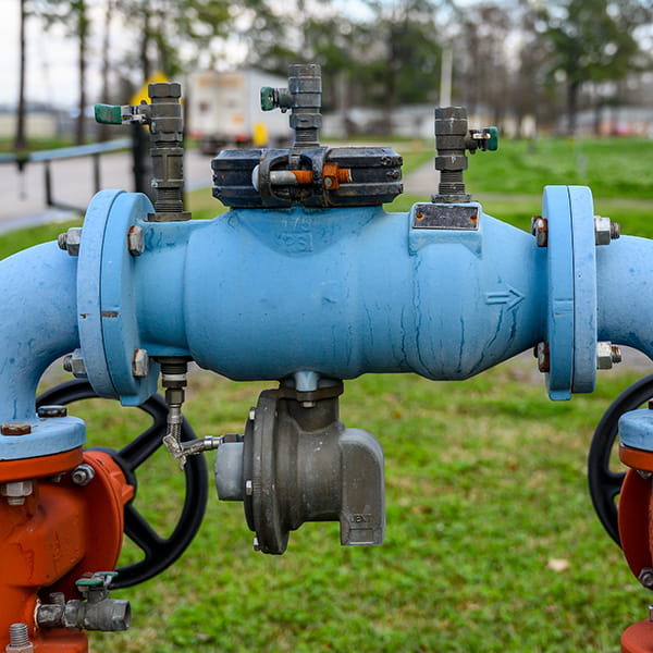 Reduced pressure zone backflow preventer used in certified backflow prevention tester training